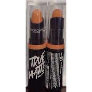 BUNDLE ONLY 1 Broadway Colors #02 Peach Macaroon Color True Matte Lipstick‎ Lip